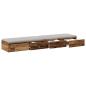 Preview: Bettschubladen Altholz 150 x 36,5 x 16,5 cm Holzwerkstoff