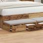 Preview: Bettschubladen Altholz 150 x 36,5 x 16,5 cm Holzwerkstoff
