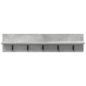 Preview: Wandmontierter nachttisch Wandhalterung Beton Grau