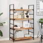 Preview: Tischplatte 100x40x4 cm Rechteckig Massivholz Akazie