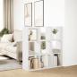 Preview: Raumteiler-B?cherregal Wei? 102x29x103,5 cm Holzwerkstoff