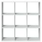 Preview: Raumteiler-B?cherregal Wei? 102x29x103,5 cm Holzwerkstoff