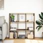 Preview: Raumteiler-B?cherregal Artisan-Eiche 102x29x103,5 cm
