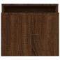 Preview: Couchtisch-Set Braun Eichen-Optik 100x48x40 cm Holzwerkstoff