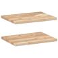 Preview: Schweberegale 2 Stk. 60x30x2 cm Massivholz Akazie Unbehandelt