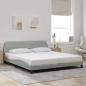 Preview: ARDEBO.de - Bettgestell "Dover" Hellgrau 183x213 cm Samt