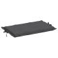 Preview: Sonnenliegen-Auflage Melange Anthrazit 186x58x4 cm Stoff