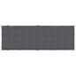 Preview: Sonnenliegen-Auflage Melange Anthrazit 186x58x4 cm Stoff