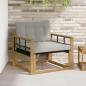 Preview: ARDEBO.de - Outdoor-Sofagarnitur Massives Akazienholz und Textilene