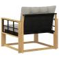 Preview: Outdoor-Sofagarnitur Massives Akazienholz und Textilene