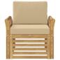 Preview: Outdoor-Sofagarnitur Polyester Weiß