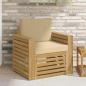 Preview: ARDEBO.de - Outdoor-Sofagarnitur Polyester Weiß