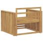 Preview: Outdoor-Sofa Massivholz Akazie Weiß