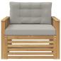 Preview: Outdoor-Sofa Polyester Weiß
