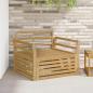 Preview: ARDEBO.de - Outdoor-Sofa Massivholz Akazie Weiß