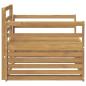 Preview: Outdoor-Sofa Massivholz Akazie Weiß