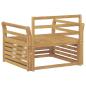 Preview: Outdoor-Sofa Massivholz Akazie Weiß