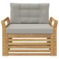 Preview: Outdoor-Sofa Polyester Weiß