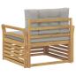 Preview: Outdoor-Sofa Polyester Weiß