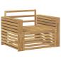 Preview: Outdoor-Sofa Massivholz Akazie Weiß