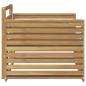 Preview: Outdoor-Sofa Massivholz Akazie Weiß