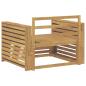Preview: Outdoor-Sofa Massivholz Akazie Weiß