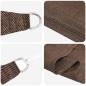 Preview: Sonnensegel Braun 2,5 x 6 m HDPE