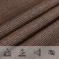Preview: Sonnensegel Braun 2,5 x 6 m HDPE