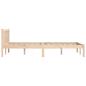 Preview: Bettrahmen Natur 152 x 203 cm Massivholz Kiefer