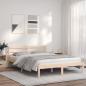 Preview: ARDEBO.de - Bettrahmen Natur 208,5 x 157,5 x 69,5 cm Massivholz Kiefer