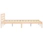 Preview: Bettrahmen Natur 208,5 x 157,5 x 69,5 cm Massivholz Kiefer
