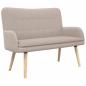 Preview: 2-Sitzer Sofa Hellgrau 115 x 61 x 87 cm Bouclé