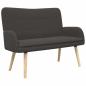 Preview: 2-Sitzer Sofa Dunkelgrau 115 x 61 x 87 cm Bouclé