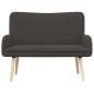 Preview: 2-Sitzer Sofa Dunkelgrau 115 x 61 x 87 cm Bouclé