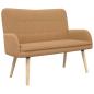 Preview: 2-Sitzer Sofa Beige 115 x 61 x 87 cm Bouclé