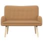 Preview: 2-Sitzer Sofa Beige 115 x 61 x 87 cm Bouclé