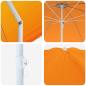 Preview: Gartensonnenschirm 160 cm 170T Polyester Orange