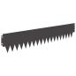 Preview: Rasenkante 10 stk. 103 x 20 cm Stahl Schwarz