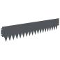 Preview: Rasenkante 20 stk. 103 x 20 cm Stahl Anthrazit