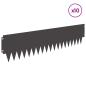 Preview: Rasenkante 10 stk. 103 x 25 cm Stahl Schwarz