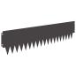 Preview: Rasenkante 20 stk. 103 x 25 cm Stahl Schwarz