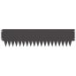Preview: Rasenkante 30 stk. 103 x 25 cm Stahl Schwarz