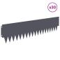 Preview: Rasenkante 30 stk. 103 x 25 cm Stahl Anthrazit
