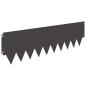 Preview: Rasenkante 20 stk. 103 x 30 cm Stahl Schwarz