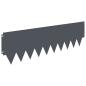 Preview: Rasenkante 10 stk. 103 x 30 cm Stahl Anthrazit