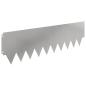 Preview: Rasenkante 20 stk. 103 x 30 cm Stahl Silber