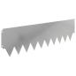 Preview: Rasenkante 20 stk. 103 x 30 cm Stahl Silber