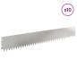 Preview: Rasenkante 10 stk. 103 x 15 cm Stahl Silber