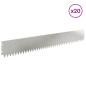 Preview: Rasenkante 20 stk. 103 x 15 cm Stahl Silber