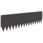 Preview: Rasenkante 10 stk. 103 x 30 cm Stahl Schwarz